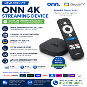 New Service With Android Device Onn 4K