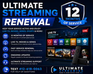 ULTIMATE STREAMING RENEWAL SERVICE