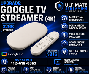 UPGRADE: GOOGLE TV STREAMER (4K)