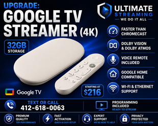 UPGRADE: GOOGLE TV STREAMER (4K)