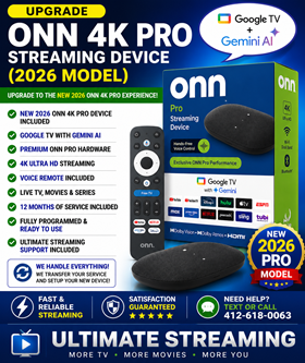 UPGRADE: ONN 4K PRO DEVICE (2026 MODEL)