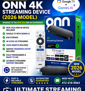 UPGRADE: ONN 4K STREAMING DEVICE (2026 MODEL)